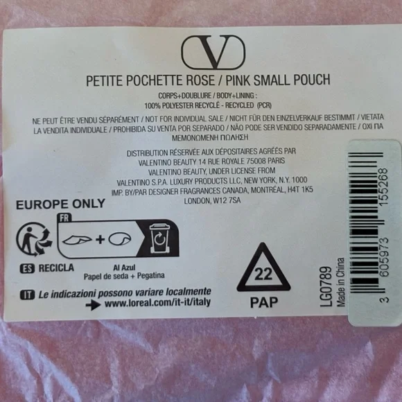 Valentino Petite Pink Clutch - Picture 3 of 8